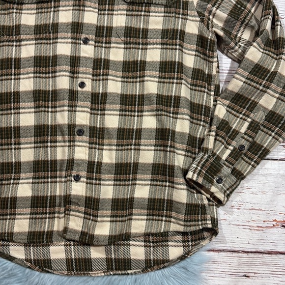 Orvis Oversized Plaid Flannel Shirt Jacket Shacket - Picture 5 of 8